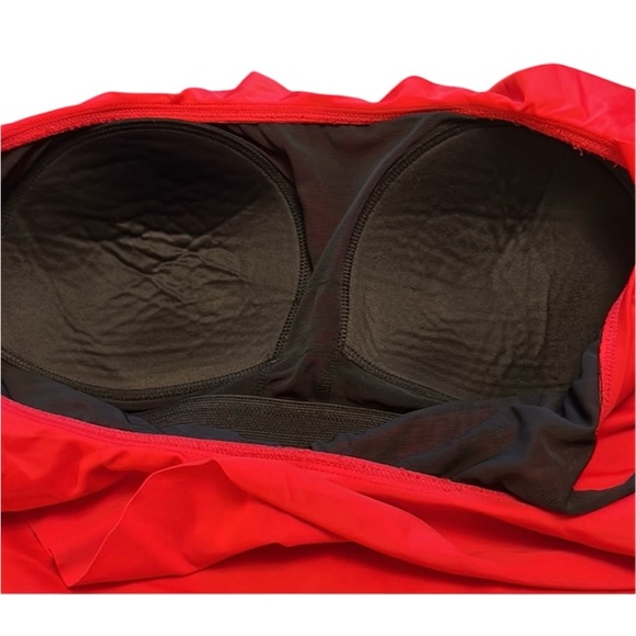 Swimsuits For All One Shoulder Ruffle Swimsuit Size 18 - Picture 6 of 9